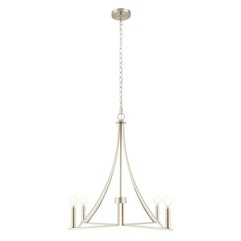 Four Light Chandelier in Brushed Nickel (446|M100141BN)