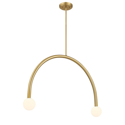 LED Chandelier in Natural Brass (446|M100132NB)
