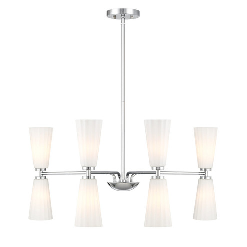 Eight Light Chandelier in Chrome (446|M100126CH)