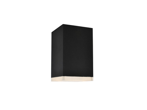Avenue Outdoor LED Outdoor Flushmount in Black (192|AV9888BLK)