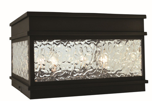 Rochester Four Light Column Mount in Verdigris Patina (37|ROC15RMVP)