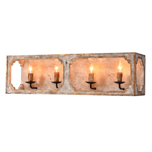 Nadia Two Light Wall Sconce in Gilded Ash Patina (374|W81044)