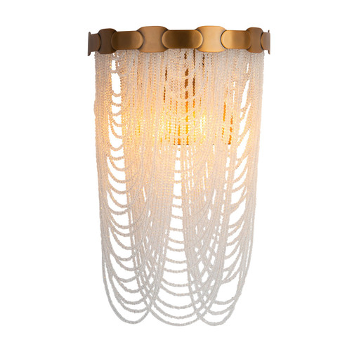 Venetian Lacefall Two Light Wall Sconce in Brushed Siena Gold (374|W261102)