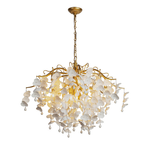 Lunaria 12 Light Chandelier in Siena Gold (374|H26120R34)