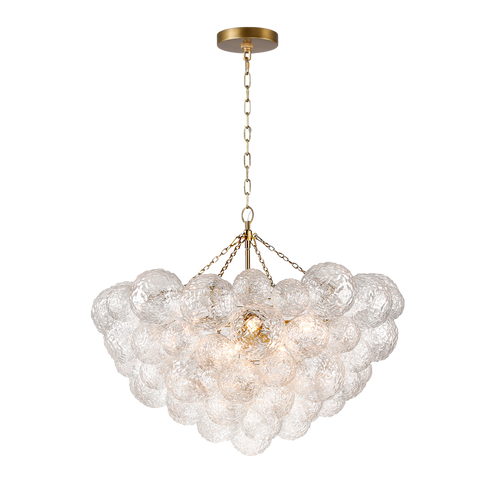 Seraphina Eight Light Chandelier in Burnished Brass (374|H23101RL8)