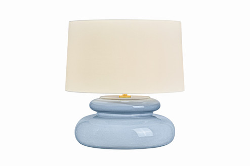 Pia One Light Table Lamp in Aged Brass (428|HL1145201AGBCCC)