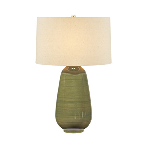 Piermont One Light Table Lamp in Aged Brass (70|L4231AGBCDF)