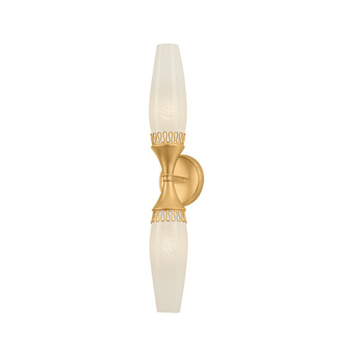 Pennebrook Two Light Wall Sconce in Vintage Gold Leaf (70|3942VGL)