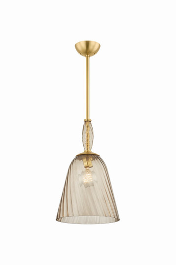 Bleecker One Light Pendant in Aged Brass (70|2413AGB)
