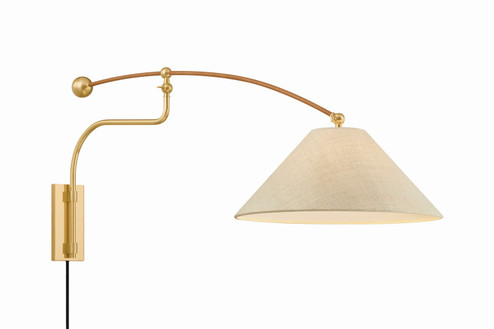 Sylva One Light Wall Sconce in Aged Brass (70|2351AGB)