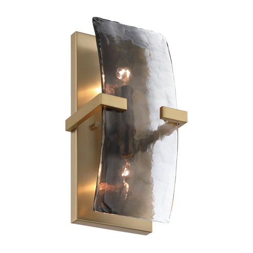 Aenon Two Light Wall Sconce in Brushed Champagne Brass (62|3164WSCBCBSWG)