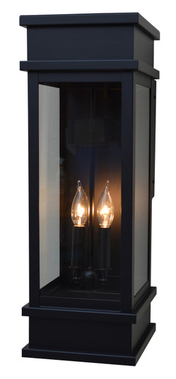 Rochester Two Light Wall Mount in Satin Black (37|ROW8WOBK)
