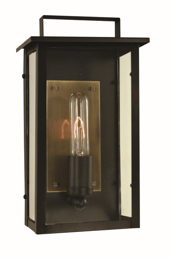 Charleston One Light Wall Mount in Antique Brass (37|CNW7LAMAB)