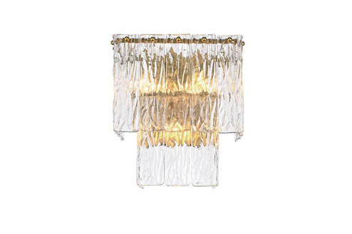 Georgina Three Light Wall Sconce in Satin Gold (173|1015W10SG03GL)