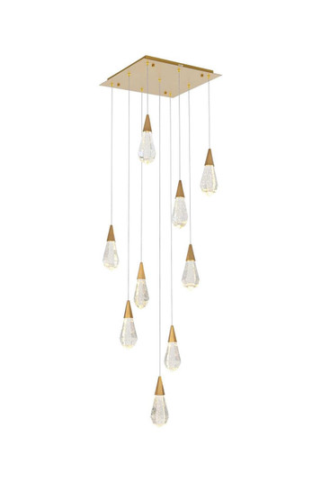 Amora LED Pendant in Satin Gold (173|1013S20SG02CR)