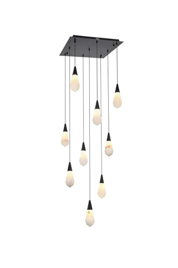 Amora LED Pendant in Black (173|1013S20BK22ST)