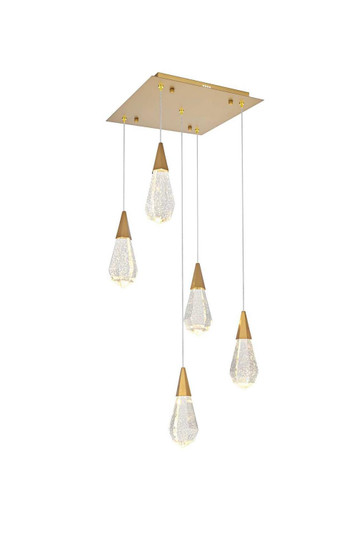 Amora LED Pendant in Satin Gold (173|1013S16SG02CR)