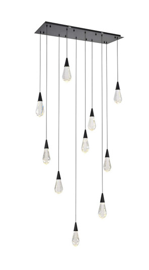 Amora LED Pendant in Black (173|1013D42BK02CR)