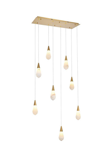 Amora LED Pendant in Satin Gold (173|1013D36SG22ST)