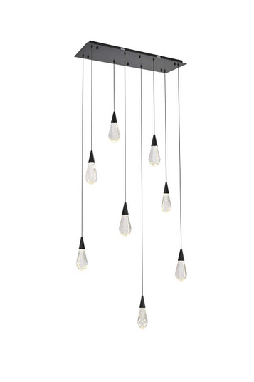 Amora LED Pendant in Black (173|1013D36BK02CR)