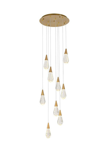 Amora LED Pendant in Satin Gold (173|1013D20SG02CR)