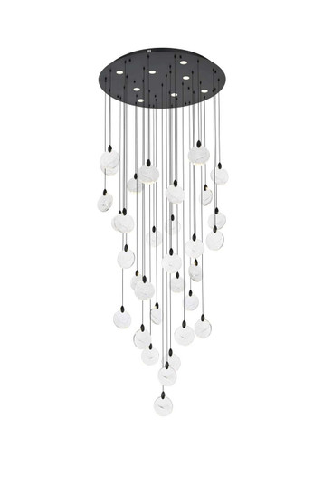 Avery LED Chandelier in Black (173|1012G42BK01CR)