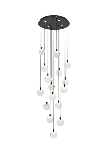 Avery LED Pendant in Black (173|1012D28BK11ST)