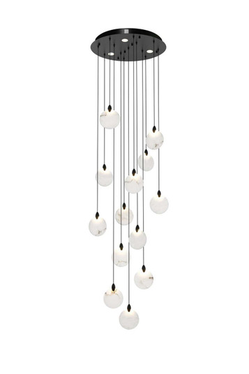 Avery LED Pendant in Black (173|1012D24BK11ST)