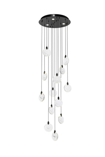 Avery LED Pendant in Black (173|1012D24BK01CR)