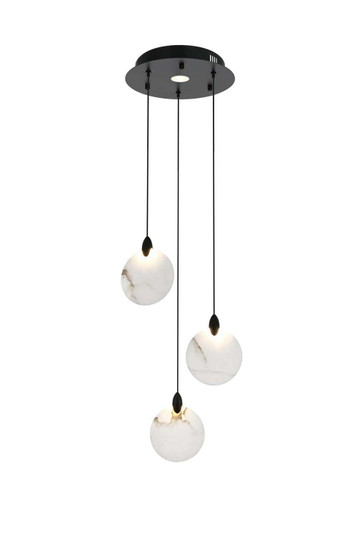 Avery LED Pendant in Black (173|1012D12BK11ST)