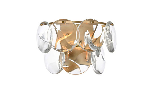 Charlotte Three Light Wall Sconce in Satin Gold (173|1010W16SG01CR)
