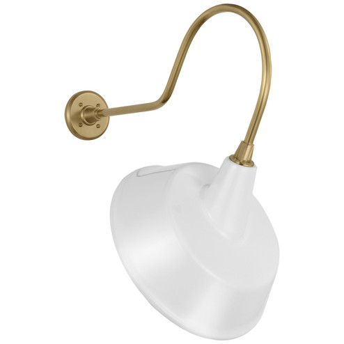 Academy Barn Light LED Barn Light in Hand-Rubbed Antique Brass (268|TOB2803HABS4WHT)