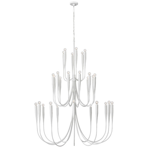 Acadia LED Chandelier in Plaster White (268|JN5074PW)