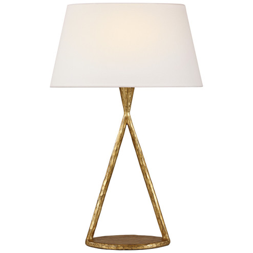Cesta LED Table Lamp in Gilded Iron (268|IKF3406GIL)