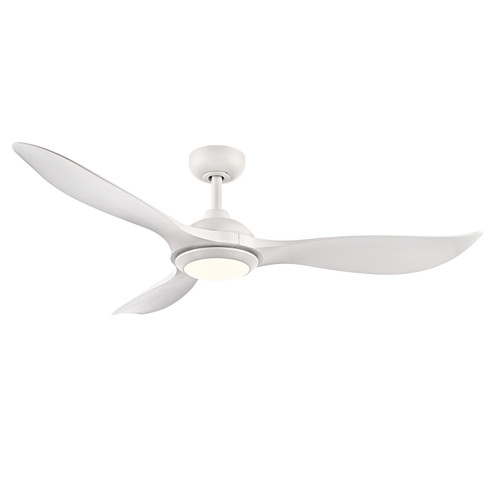 Wynleaf 52'' Ceiling Fan in Matte White (59|1077WLEDMWWMWW)