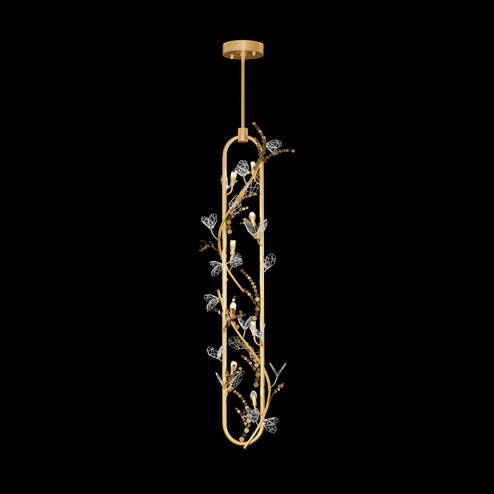 Volare Eight Light Pendant in Burnished Gold (48|1001607)