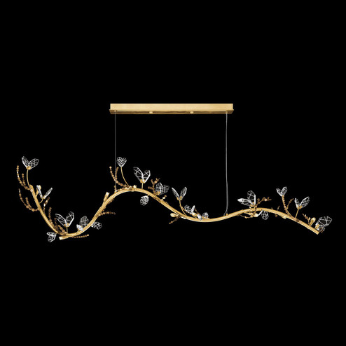 Volare Nine Light Pendant in Burnished Gold (48|1001567)