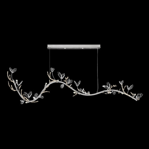 Volare Nine Light Pendant in Patinated Silver (48|1001566)