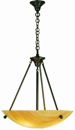 Metro Three Light Pendant in Bronze (57|66752)