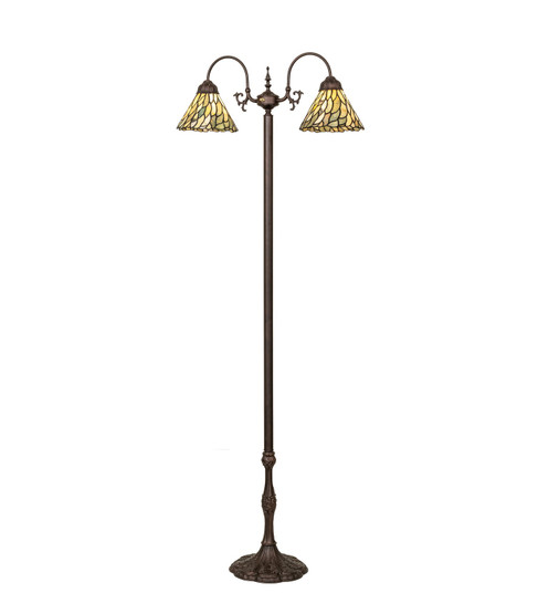 Willow Two Light Floor Lamp in Mahogany Bronze (57|295166)