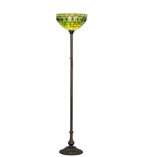 Turtleback One Light Torchiere in Mahogany Bronze (57|293458)