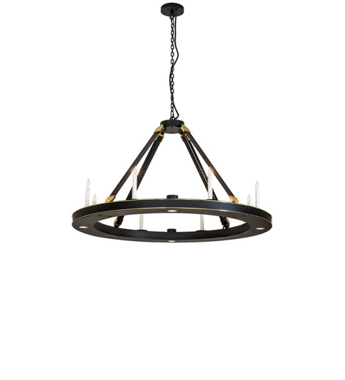 Granville 12 Light Chandelier in Solar Black (57|292839)