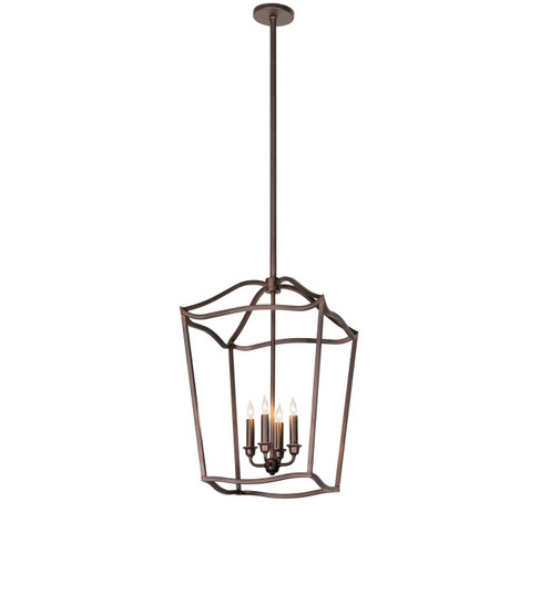 Kitzi Four Light Pendant in Mahogany Bronze (57|290871)