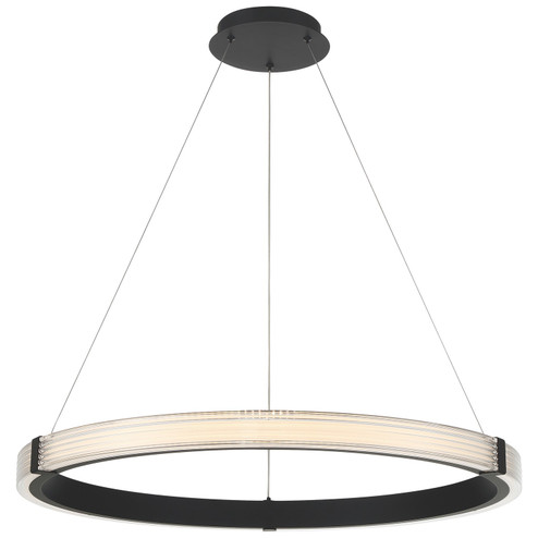 Panache LED Pendant in Matte Black (18|52105LEDDCSMBLACR)