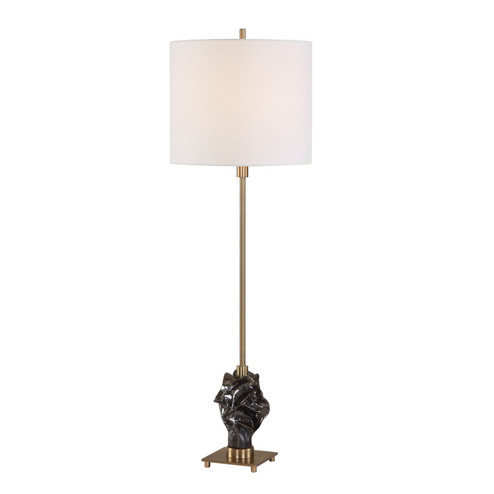 Fiori One Light Buffet Lamp in Antique Brass (52|30757)