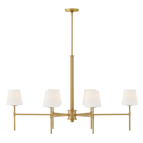 Saunders LED Chandelier in Lacquered Brass (13|46954LCB)
