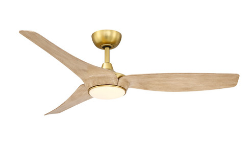 Lizza 56'' Ceiling Fan in Brushed Satin Brass (26|FPD6656BSN)