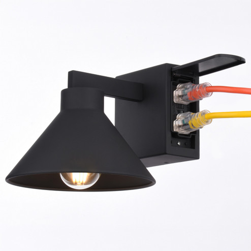 Sumner One Light Outdoor Wall Mount in Matte Black (63|T0797)