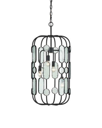 Ettore Four Light Chandelier in Clear / Blacksmith (142|90001444)