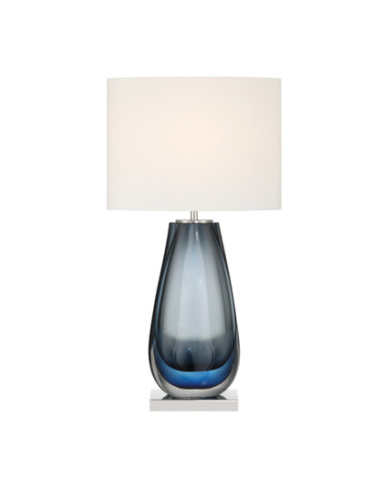 Danza One Light Table Lamp in Blue / Clear / Polished Nickel (142|67000024)